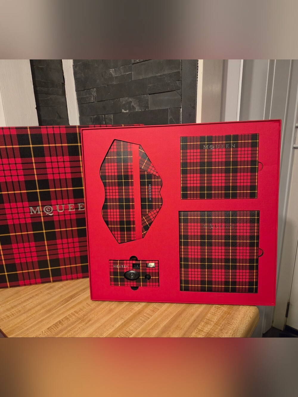 Alexander McQueen NIB RARE Boutique Camera & Frames Box Set
